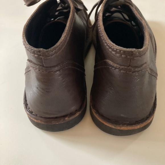 John Varvatos Star USA Deep Brown Leather Lace up Chukka Boots Men’s Size 10 - Picture 7 of 9